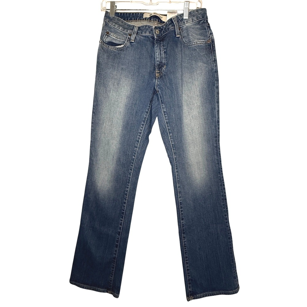 Vintage Gap Bootcut Stretch Jeans Womens 6 Blue Y2K 2004 Made USA 28x30